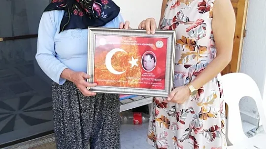 ŞEHİT AİLELERİNE ZİYARETLERDE BULUNDULAR