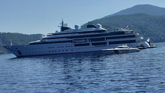Katar Kraliyet Ailesi'nin mega yatı Fethiye'de