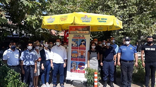 FETHİYE'DE 'COVİD-SİZ YAŞAM' ANLATILIYOR