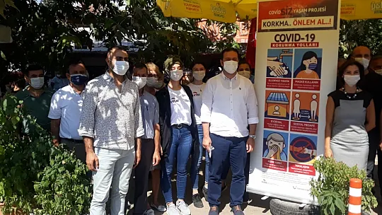 FETHİYE'DE 'COVİD-SİZ YAŞAM' ANLATILIYOR