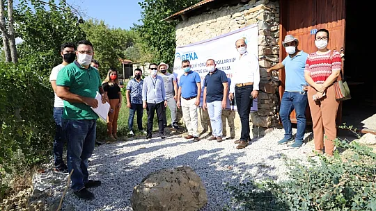 SEYDİKEMER'DE TARİHİ SARNIÇLAR VE HANLAR İNCELENDİ