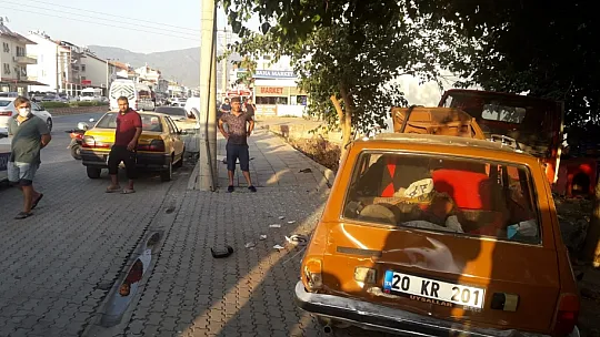 Trafik kazasında 1 kişi ağır yaralandı