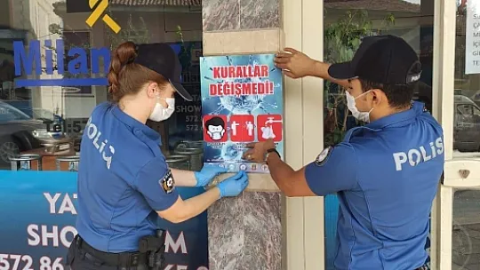 Yatağan İlçe Emniyeti'nden Vatandaşlara Afişli Uyarı