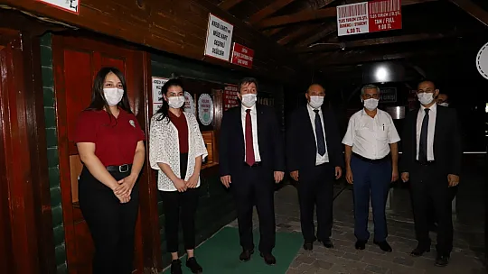 MUĞLA VALİSİ SEYDİKEMER'E HAYRAN KALDI