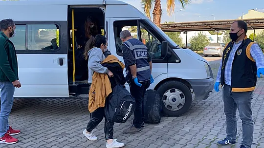 Fethiye'de 35 Göçmen yakalandı