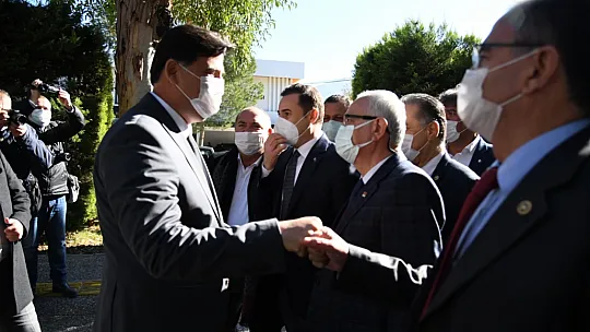 Akın'dan Başkan Karaca'ya ziyaret