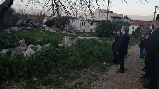 Muhtar Taşar, 'Aminthas'a arkeolojik park talebinde bulunduk'