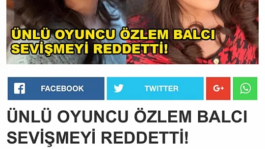 Yörük kızı Balcı Netflix'in teklifini reddetti