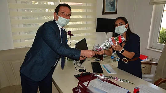 İlçe Başkanı Öztürk emekçi kadınları ziyaret etti
