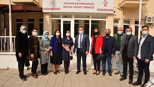 İlçe Başkanı Öztürk emekçi kadınları ziyaret etti