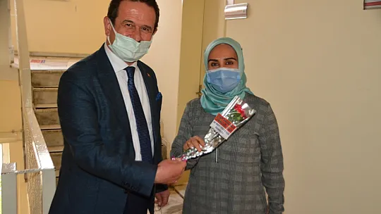 İlçe Başkanı Öztürk emekçi kadınları ziyaret etti