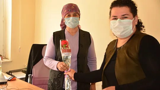 İlçe Başkanı Öztürk emekçi kadınları ziyaret etti