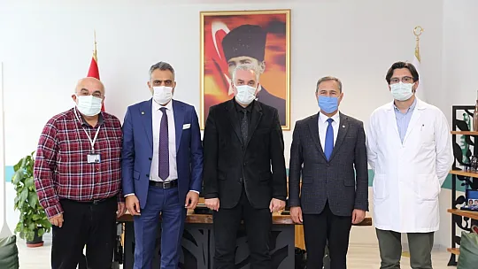 MUTSO Başkanları Organ Nakil Merkezini ziyaret etti