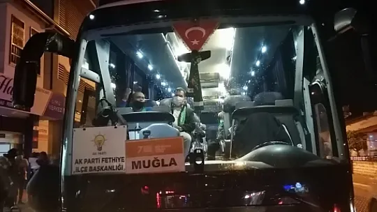 AK Parti Fethiye İlçe Teşkilatı kongre için hareket etti 