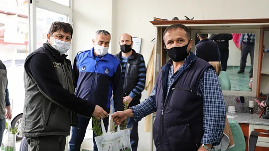 Seydikemer'de Orman Haftasına özel fidan dağıtıldı