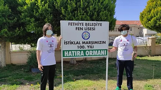 100. Yıl Hatıra Ormanı oluşturuldu