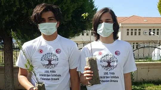 100. Yıl Hatıra Ormanı oluşturuldu