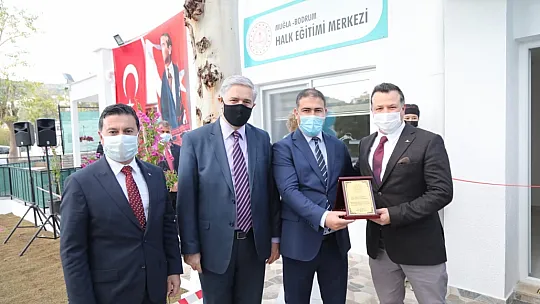 Bodrum Belediyesi Öncülüğünde, Halk Eğitim Merkezi'ne hizmet binası kazandırıldı