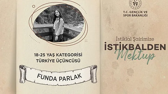 Funda Parlak Türkiye üçüncüsü oldu