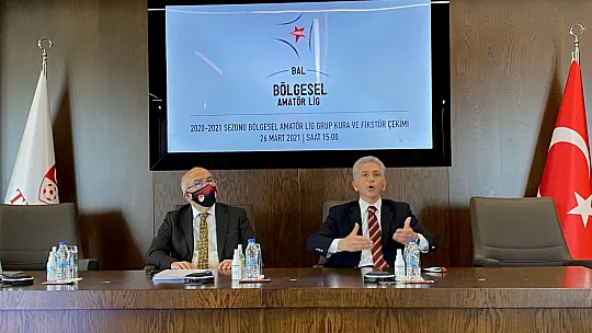 Bölgesel Amatör Lig, grup kuraları ve fikstür çekimi yapıldı