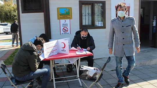 Harita ve Kadastro Mühendisleri'nden kan bağışı