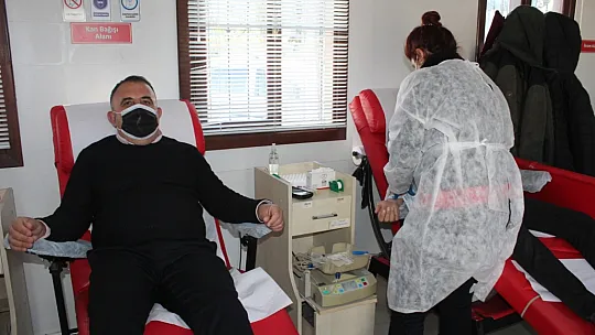 Harita ve Kadastro Mühendisleri'nden kan bağışı