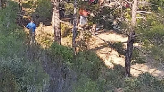 Halk, koya yapılan kaçak yapılaşmaya dur dedi