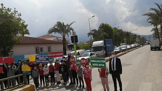 Öğrencilerden anlamlı etkinlik