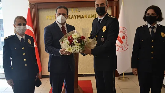 Kaymakam Fırat'tan polislere başarı belgesi