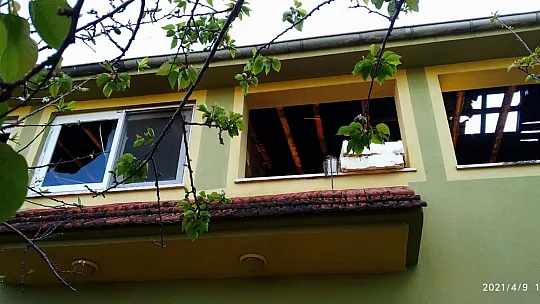 Fethiye'de 2 daire kül oldu