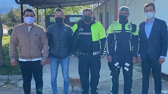 Ak Gençlik'ten İlçe Emniyet Müdürü Yüceur'a ziyaret