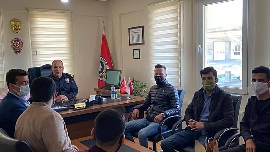 Ak Gençlik'ten İlçe Emniyet Müdürü Yüceur'a ziyaret