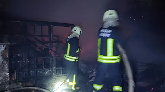 Dalaman'da ağıl yangını