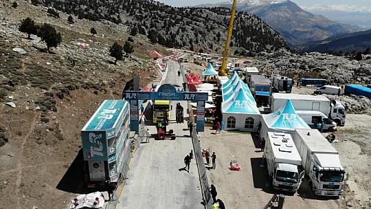Bisiklet turu heyecanı Seydikemer'de de hissedildi 