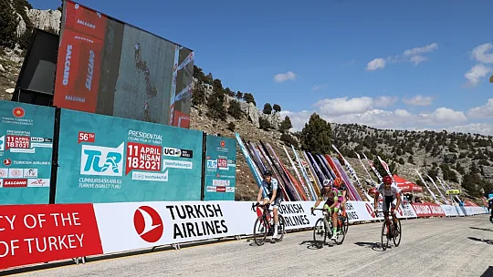 Bisiklet turu heyecanı Seydikemer'de de hissedildi 