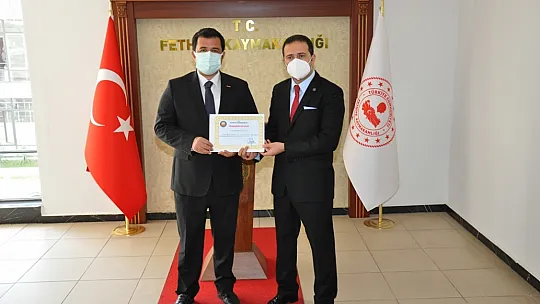 Kaymakam Fırat, STK temsilcilerine teşekkür etti 