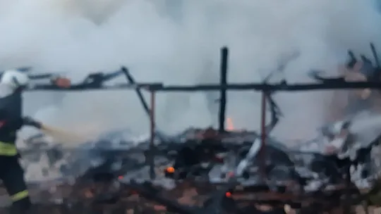 Arı kovanları yandı