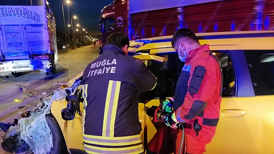 Fethiye'de feci kaza: 2 yaralı