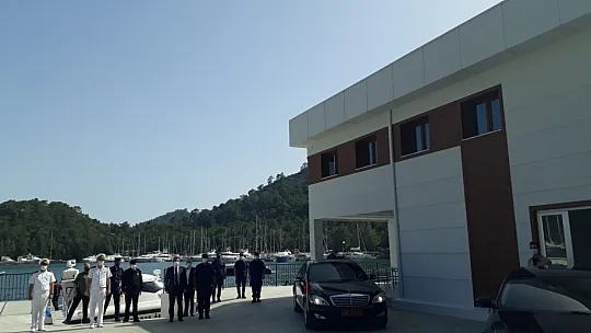 Muğla Valisi Orhan Tavlı, İnşa Faaliyetleri Devam Eden Sahil Güvenlik Karakolu ve Göcek Koylarında İncelemelerde Bulundu