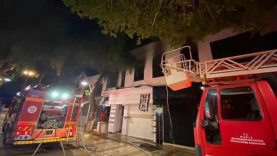 Kıraathanede çıkan yangın söndürüldü