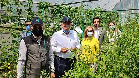 Orman Bakanı Bekir Pakdemirli Ekolojik Köy Projesi'ne katıldı