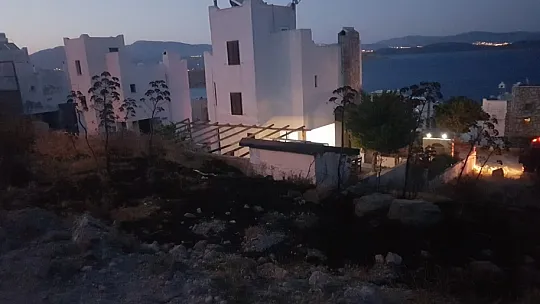 Bodrum'da peş peşe yangınlar