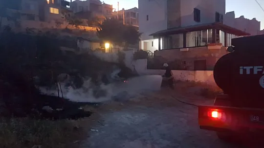 Bodrum'da peş peşe yangınlar