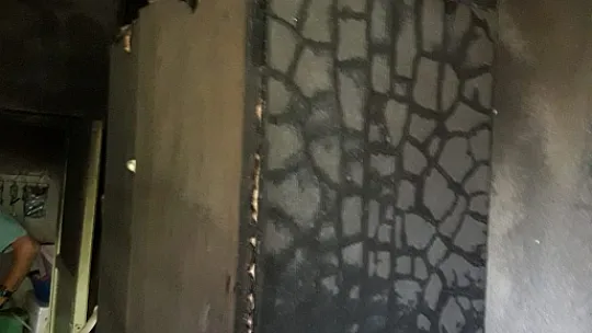 Evin mutfağında çıkan yangın korkuttu