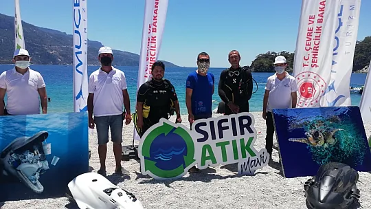 MUÇEV'den Ölüdeniz'de dip temizliği