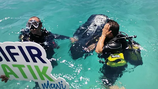 MUÇEV'den Ölüdeniz'de dip temizliği