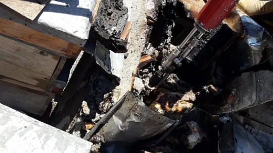 Baca yangını söndürüldü