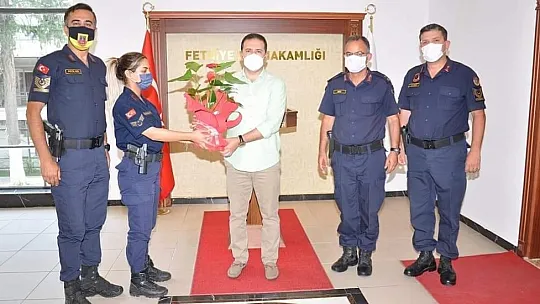Kaymakam Fırat'tan askeri personele teşekkür belgesi