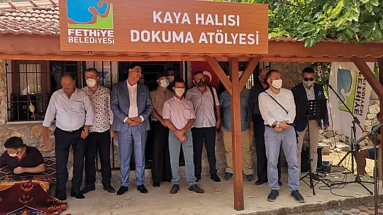 'Kaya Halısı' Dokuma Atölyesi açıldı