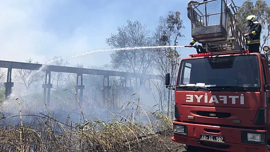 Dalaman'da cezaevi çevresi ve TİGEM arazilerinde yangın